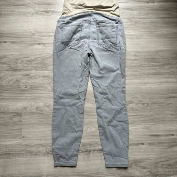 A:glow Maternity Crop Grey Gray Jeans - Picture 7 of 10